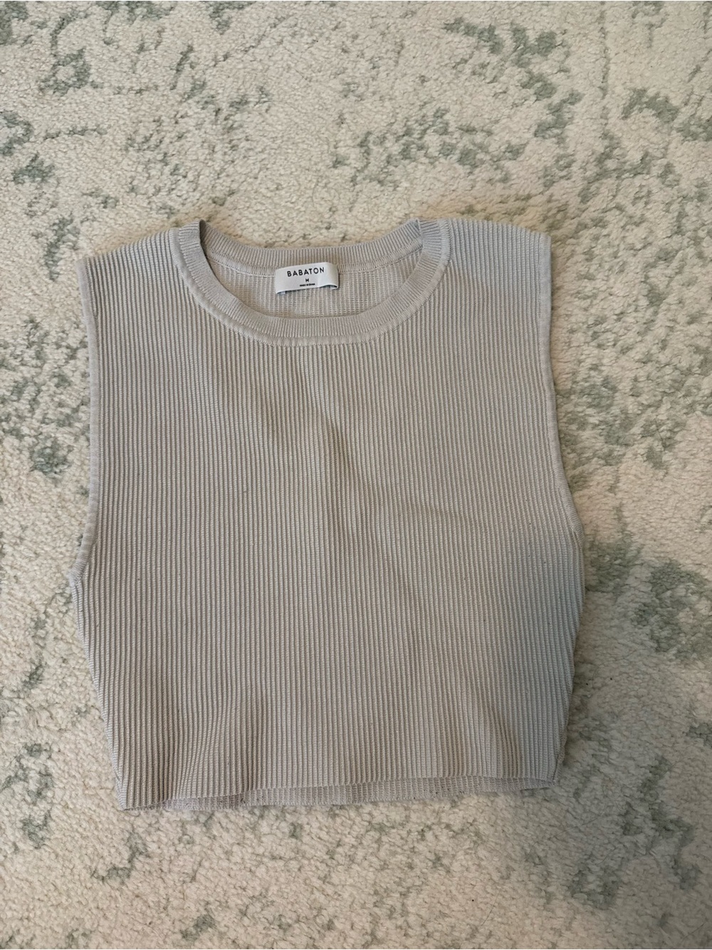 Aritzia Babaton Sleeveless Ribbed Top